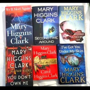 :* Lot of 6 Mary Higgins Clark Hardcover  books novels  very good condition lot2